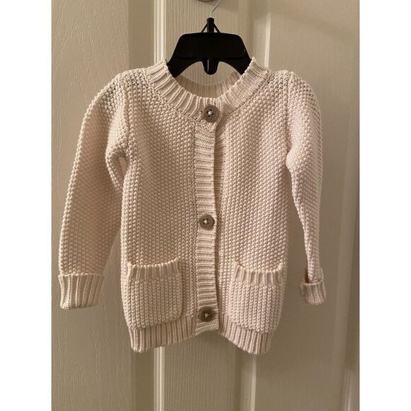Peek Little Peanut Baby Petra Cardigan Cream Girls Size 3-6 Months NWT - Picture 1 of 6